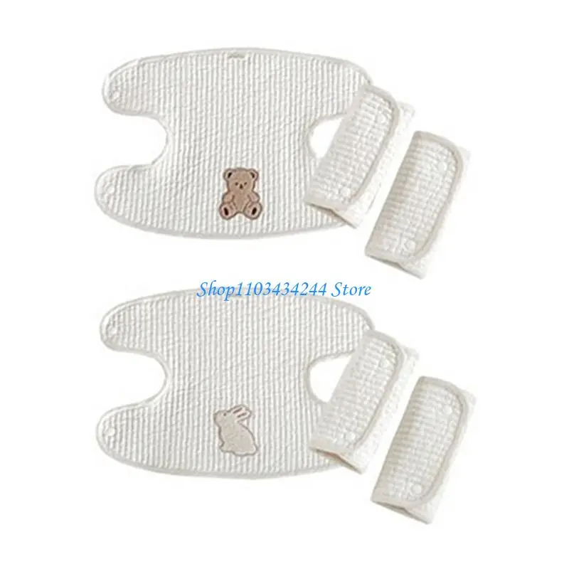 

Baby Carriers Stool Bibs Newborn Infant Drooling Saliva Towel Soft Cotton Infant Burp Cloths for Infant Saliva Towel