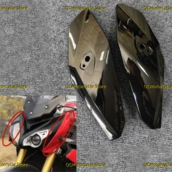 Bright black Motorcycle Head Side Panel Upper Front Headlight Nose Turn Signal Fairing Fit For BMW S1000R S1000 R 2014-2020