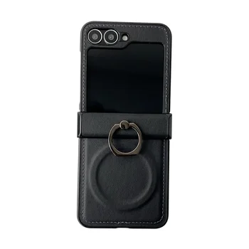 Magnetic Wireless Charging Leather Phone Case for Samsung Galaxy Z Flip 8 7 6 5 4 3 Flip8…