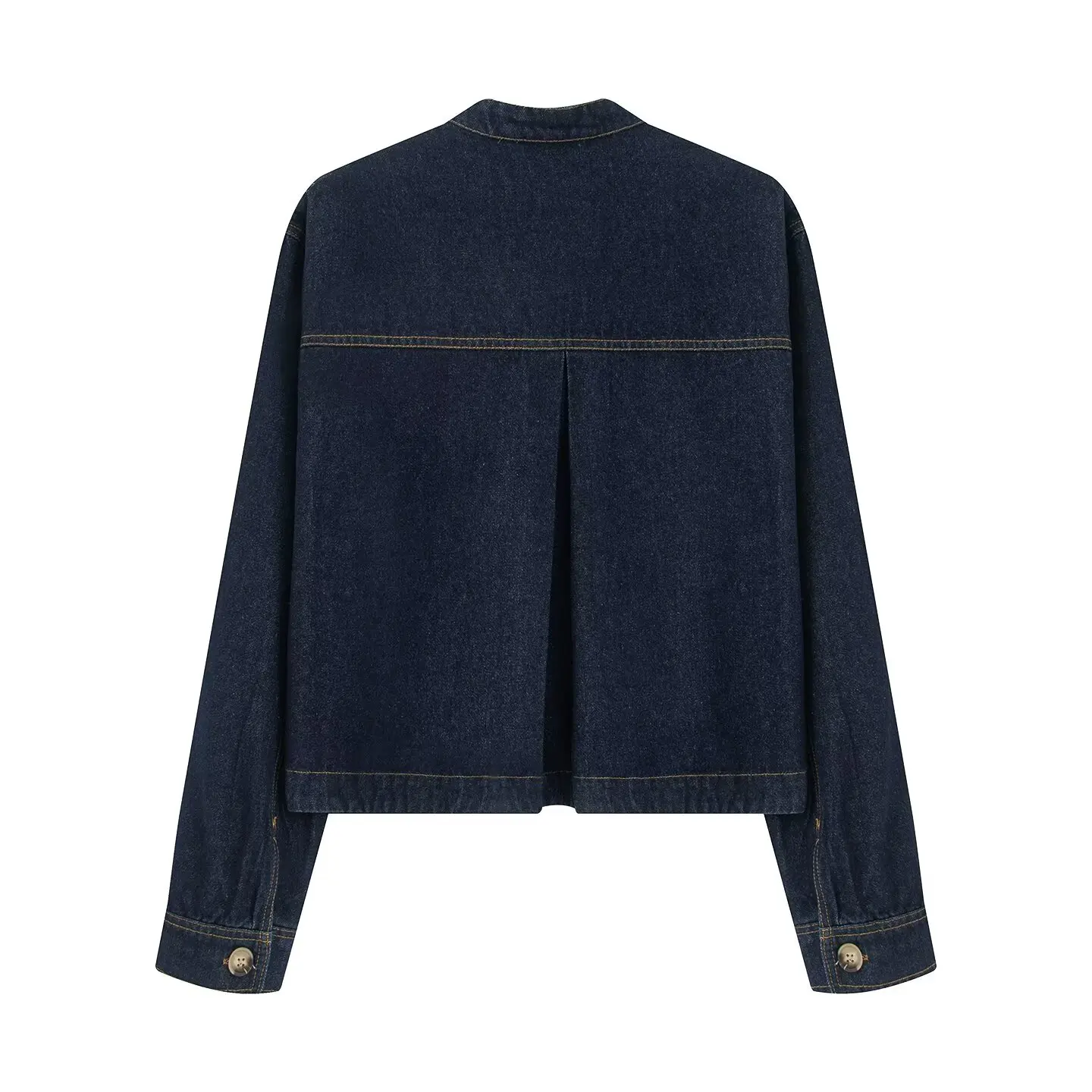 Fashionable Versatile Casual Plaid Fabric Jacket Women's Short Outerwear Polyester Fiber Non-Shrinking Ladies' Coat