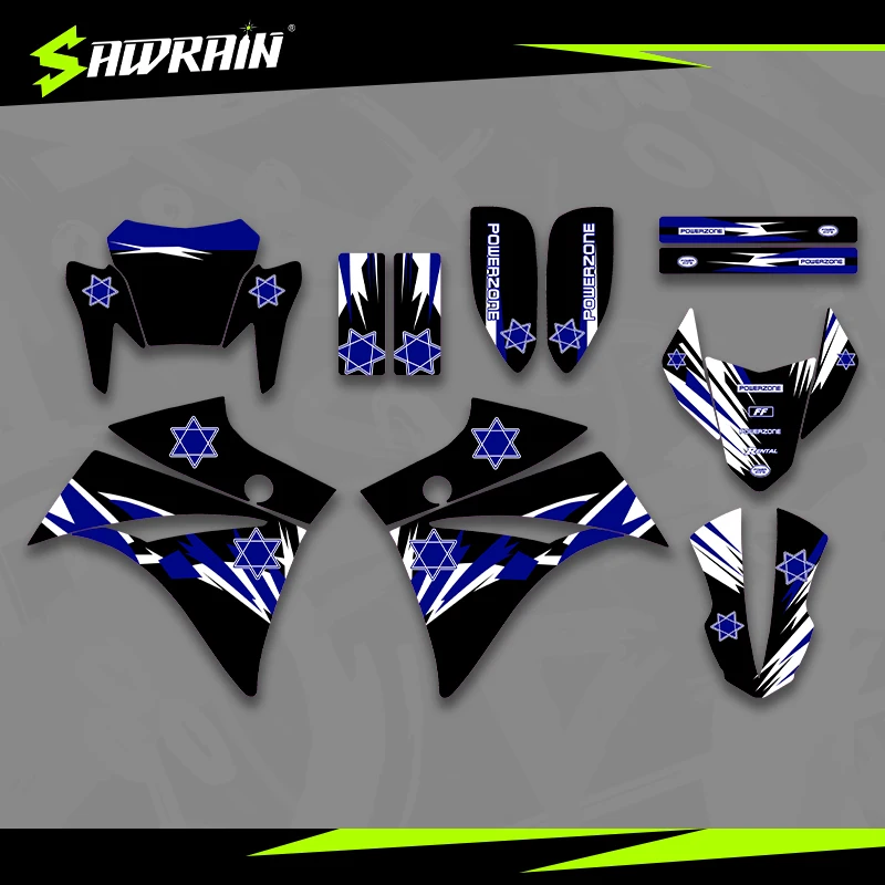 

Sawrain Motorcycle Graphics Backgrounds Decal Stickers Kits for YAMAHA 05-21 XT660R R-X