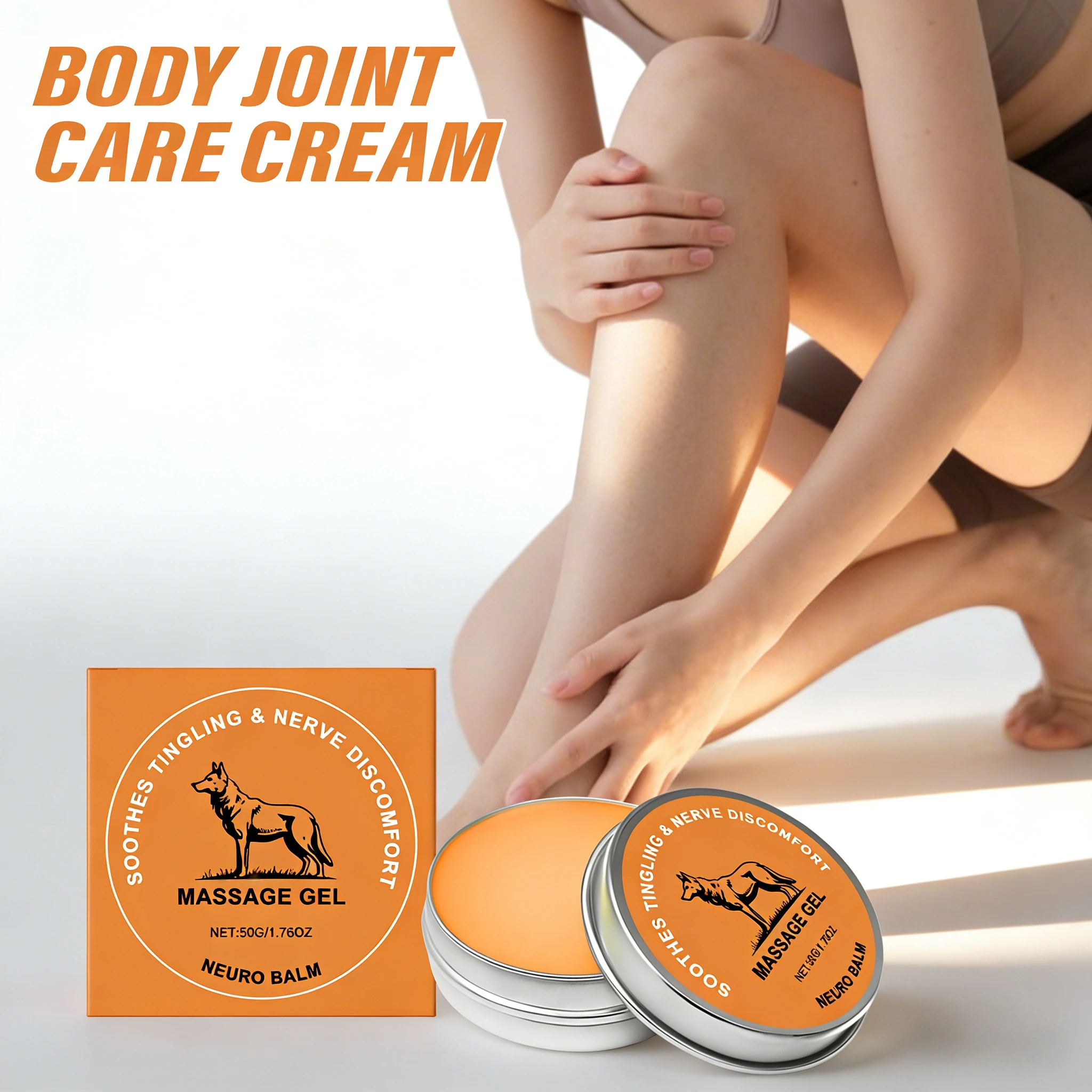 Joint Care Massage Balm Soothing Comfort Daily Body Care Sports Support Natural Herbal Formula Fast Absorbing Non Greasy