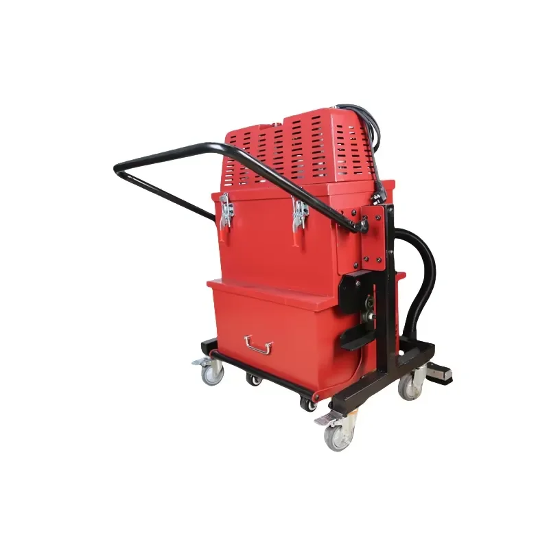 Large Capacity Dual-Head Industrial Vacuum Cleaner for Road Machinery Effective in Removing Construction Dust Epoxy Grinding