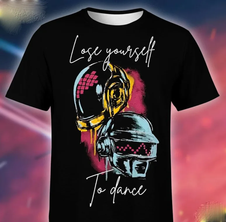 

Daft Punk Poster Lose Yourself To Dance T-Shirt Unisex Tee S-5Xl