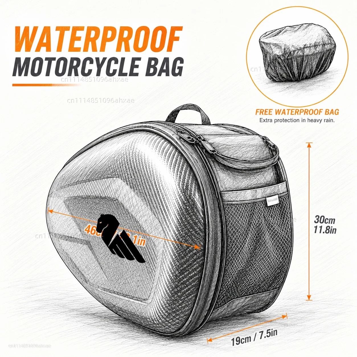 For Buell XB9/R XB12/R/XT XB9S XB12S XB12Scg Ulysses 1125CR 1125R 2PCS Motorcycle Pannier Bags Luggage Saddle Bags Side Storage