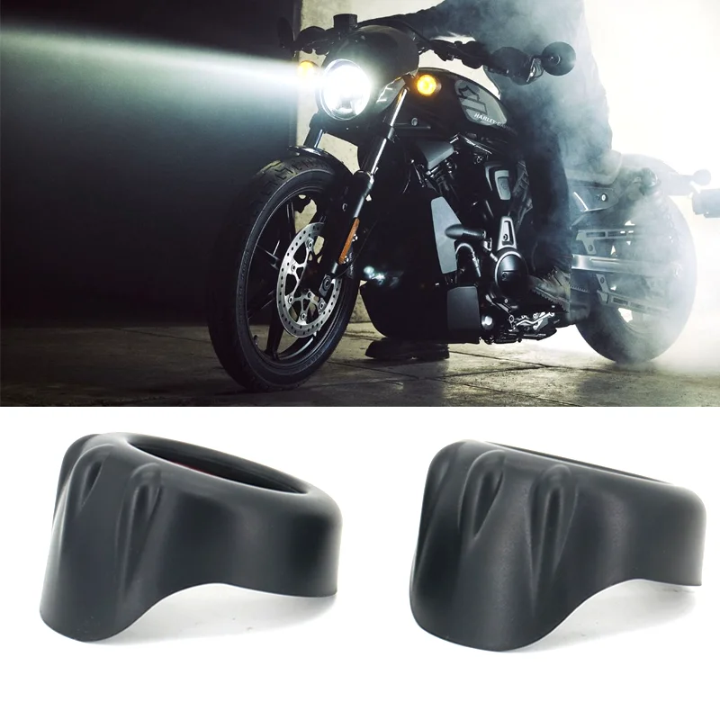 

2022 NEW Motorcycle Matte Black Turn Signal Bezel Cover For RH1250s Sportster S 1250 RH975 Nightster 975 2022 2021