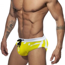 Sexy Push Up Swimwear Men Swimming Briefs 2022 UXH Bikini Swimsuit Man Swim Trunk Male Beach Pool Surf Bathing Suit Sport Shorts