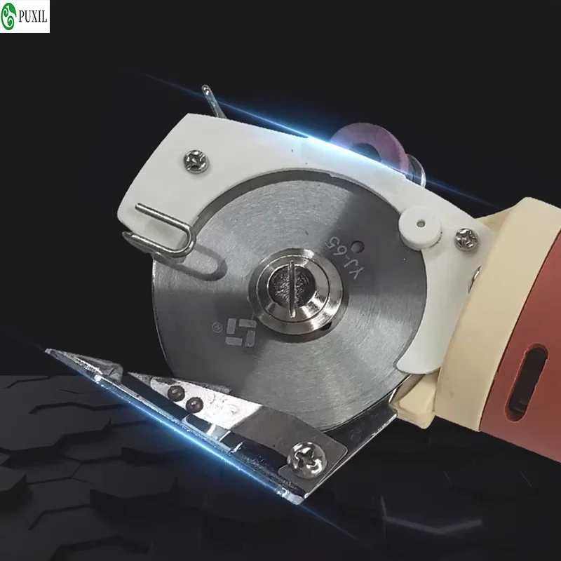 Electric Scissors Cutting Cloth Machine Round Knife Cloth Cutter 65mm Rotary Blade For Cloth Fabric Leather Cutting Machine
