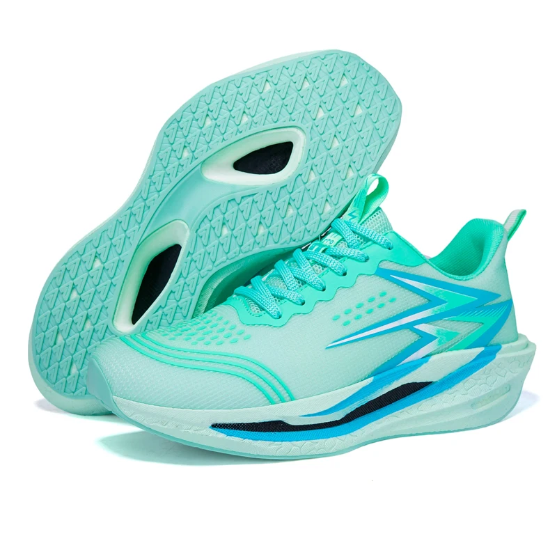 New Carbon Plate Men's and Women's Running Shoes Fashion Outdoor Sports Shoes Breathable and Comfortable Non-Slip Training Shoes