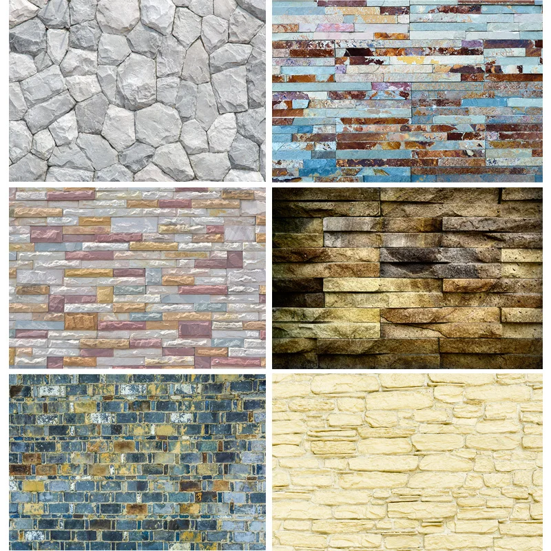 

Photorealistic Fabric Vintage Brick Wall Theme Photography Backdrops portrait Photo Background Studio Prop 211001 YXX-96