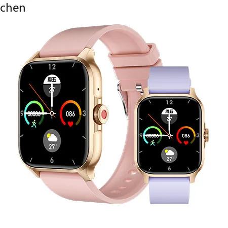 YFY classic fashion sports smartwatch with call function, voice assistant, music, temperature monitoring, and fitness tracker
