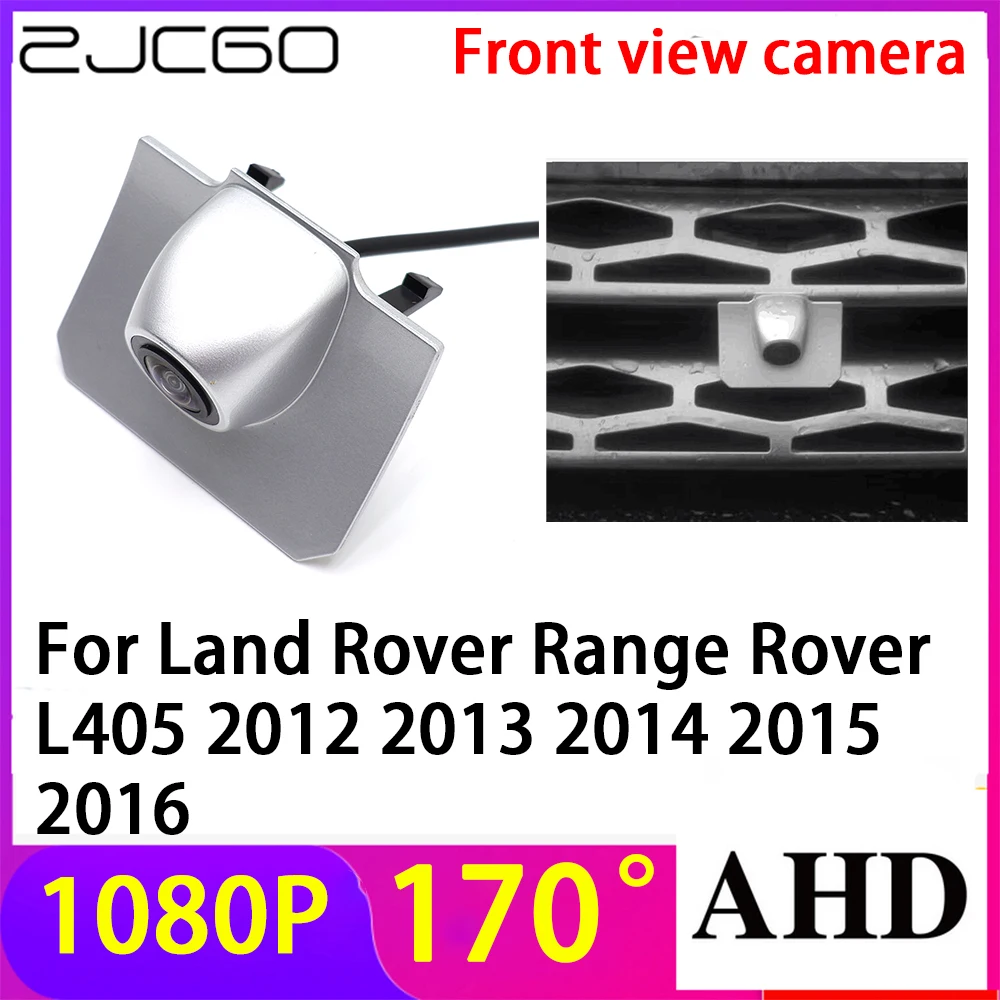 ZJCGO AHD 1080P LOGO Car Parking Front View Camera Waterproof for Land Rover Range Rover L405 2012 2013 2014 2015 2016