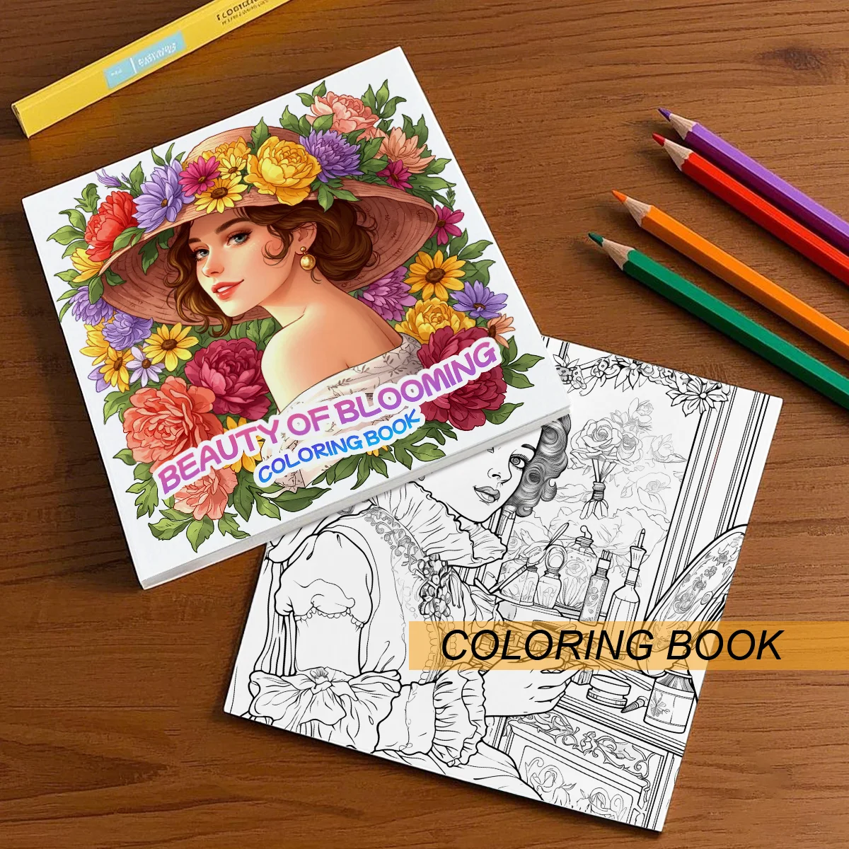 

Книжка-раскраска «BEAUTY OF BLOOMING» для взрослых, снимает стресс, убивает время, сделай сам, книжка для рисования, детские развивающие игрушки ﻿