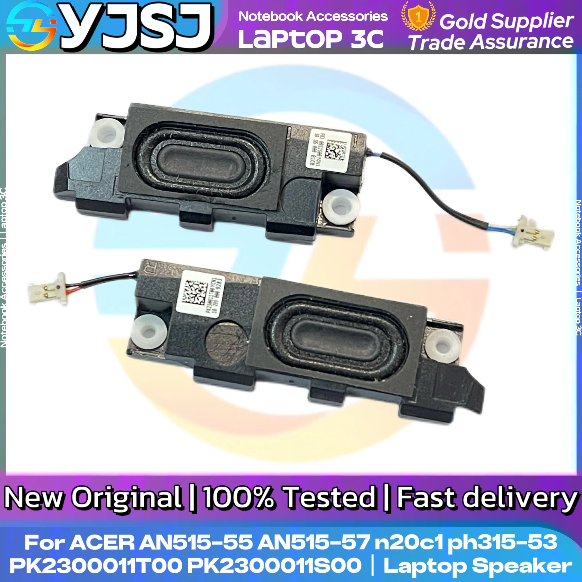 New Original Laptop Speaker For Acer AN515-55 AN515-57 n20c1 ph315-53 built-in horn audio speaker PK2300011T00 PK2300011S00