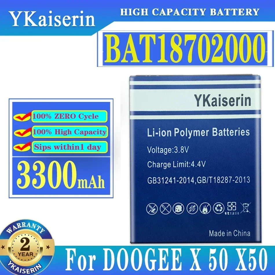 

3300mAh Extended Battery for DOOGEE X 50 X50, Enhanced Performance