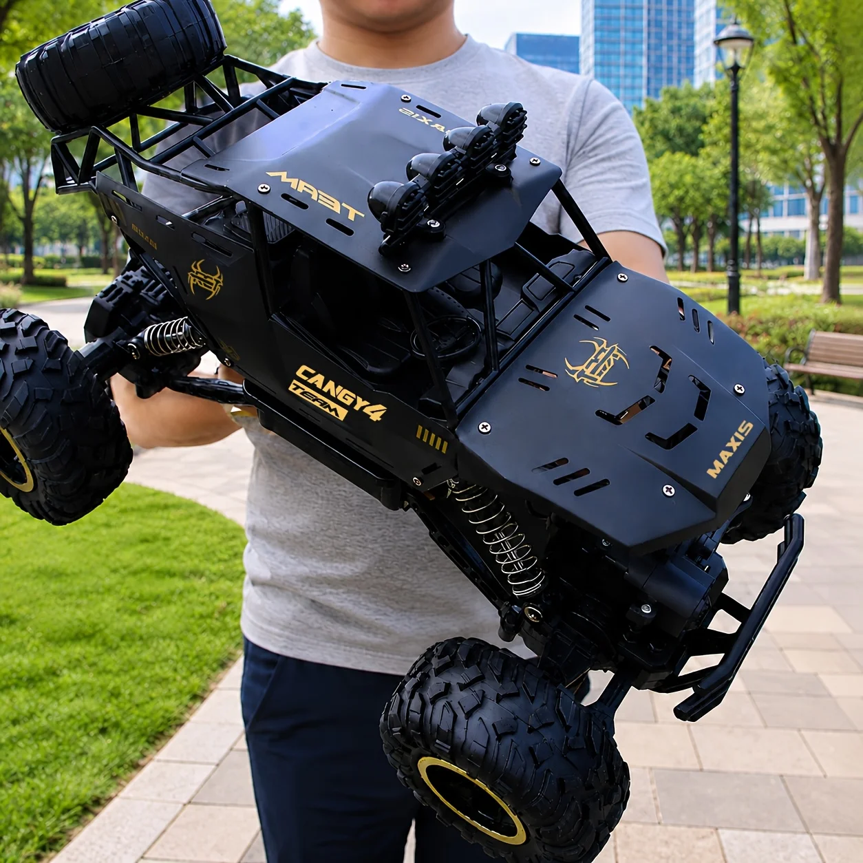 1:12 Scale All Terrain RC Cars 20KM/H High Speeds 4WD Off-Road Buggy Remote Controls Truck Vehicles Toy Gift for Boys Kids Teens