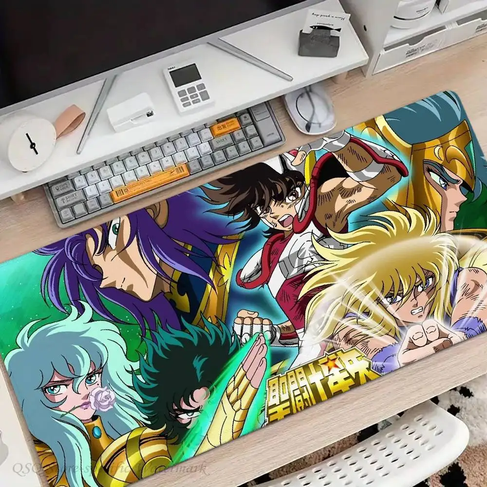 S-Saint S-Seiya Mousepad Non-slip Suitable For Office Computers Laptops E-sports Game Desk Mats XXL Keyboard