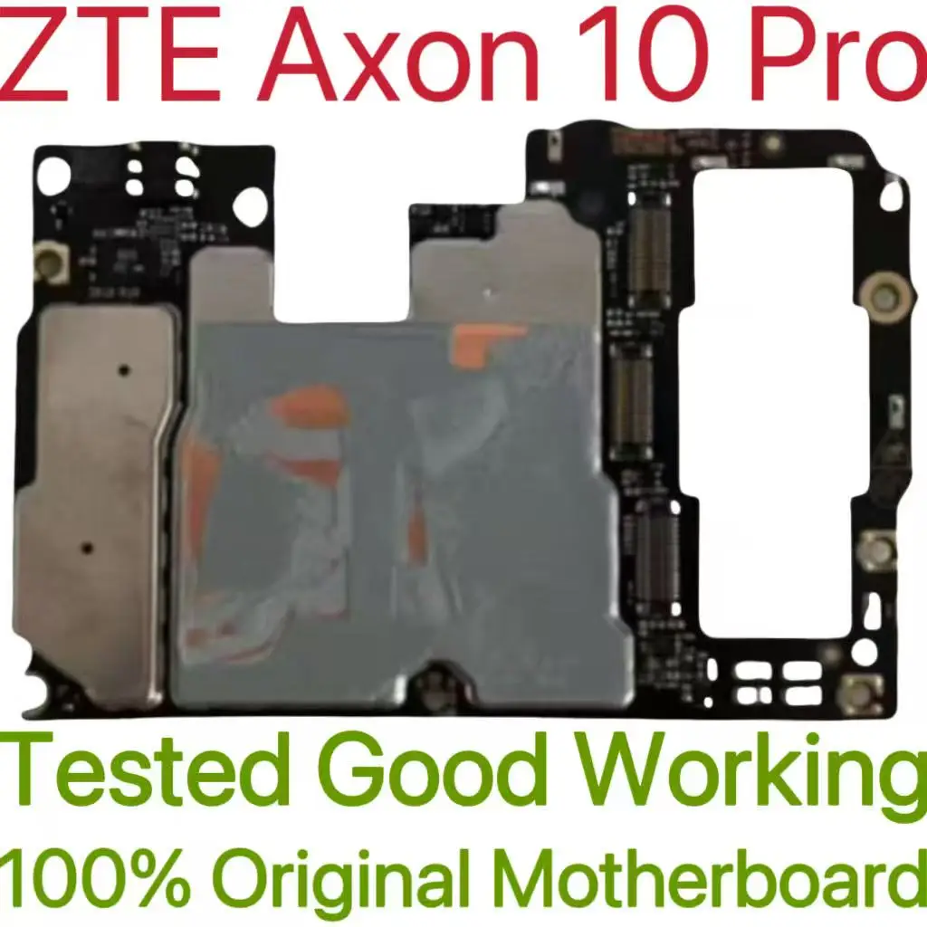 Global Version Original Unlocked Motherboard for ZTE Axon 10 Pro Tested Circuit Plate Main Logic Board for ZTE Axon 10 Pro