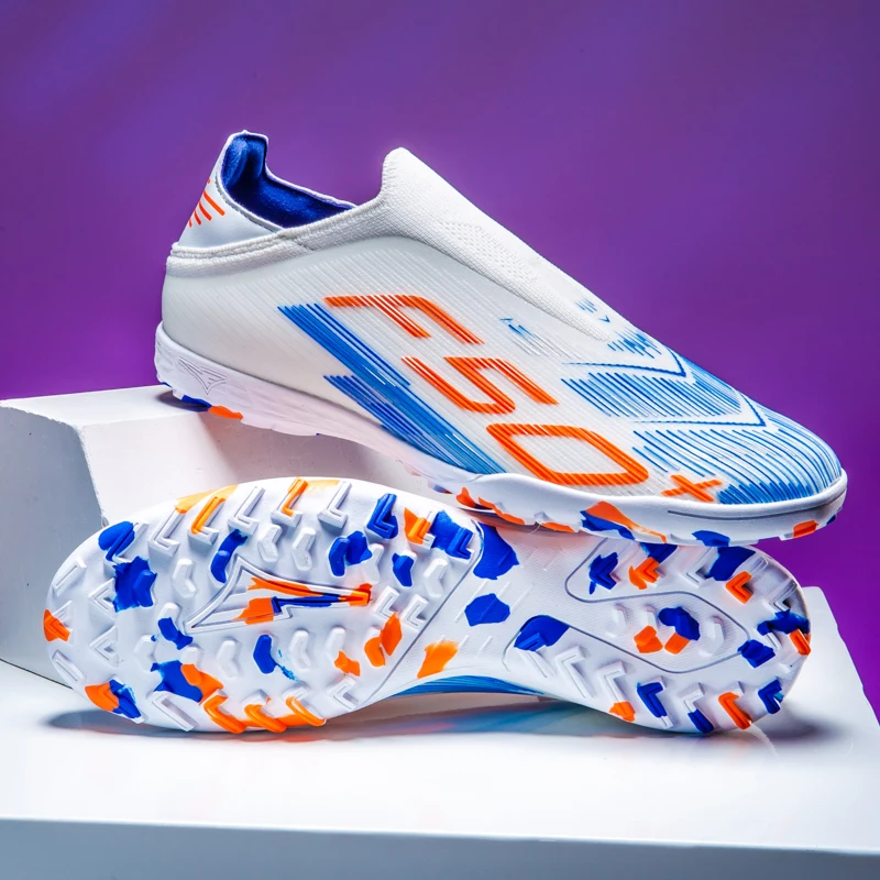 Men's T36 Football Bootlace-Free Soccer Shoes Youth Training Sneakers F50 Tf/Fg Football Shoes 35-45