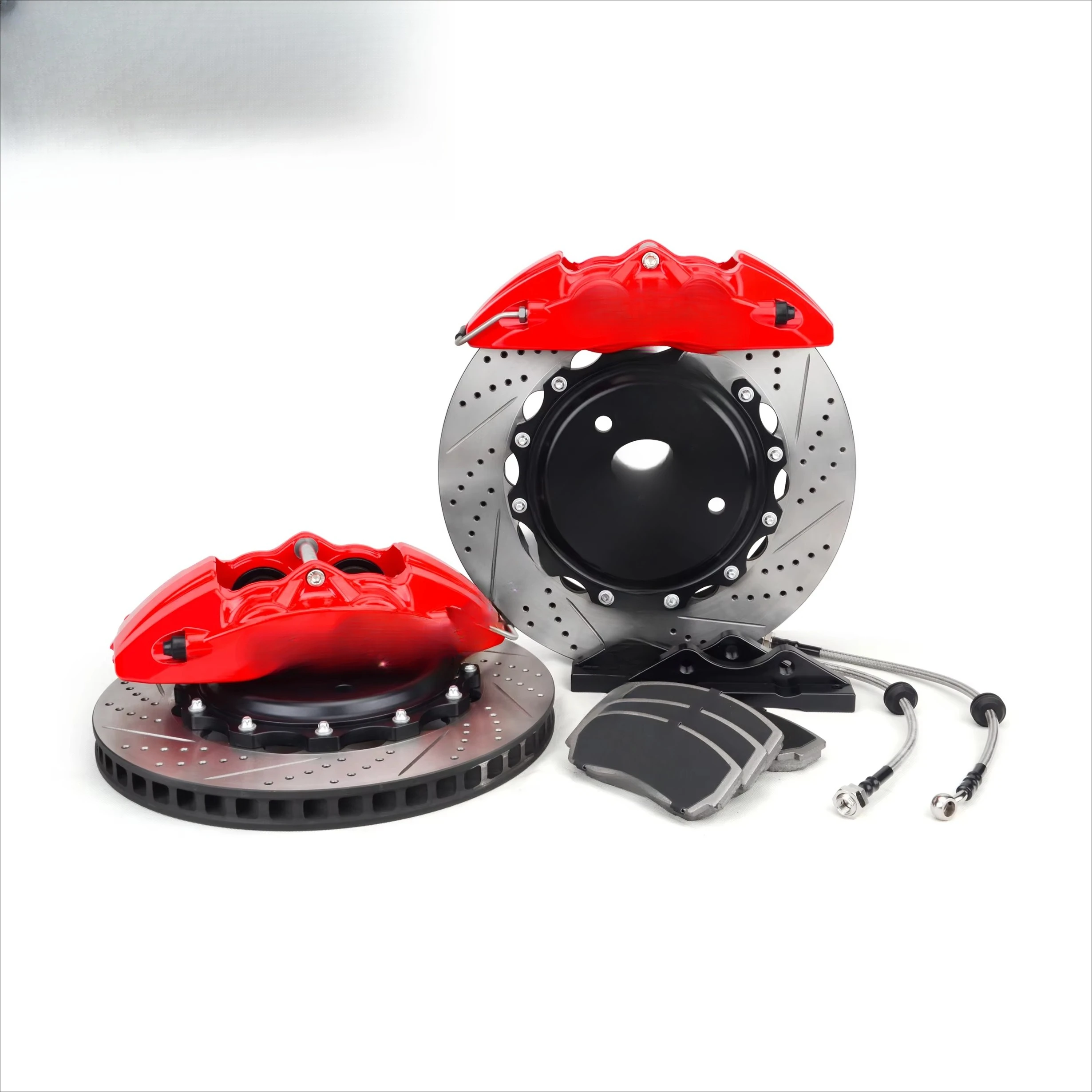 Front Big Brake Kit 4 Piston Caliper with 330*28 mm Rotor BBK Auto Brake System for MINI Cooper 17 Inch Car Rim