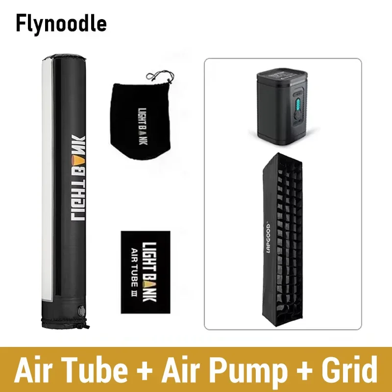 

Flynoodle Air Tube Inflatable Softbox for Aputure Nanlite Godox ZHIYUN COLBOR Video Light Diffuser Accessories
