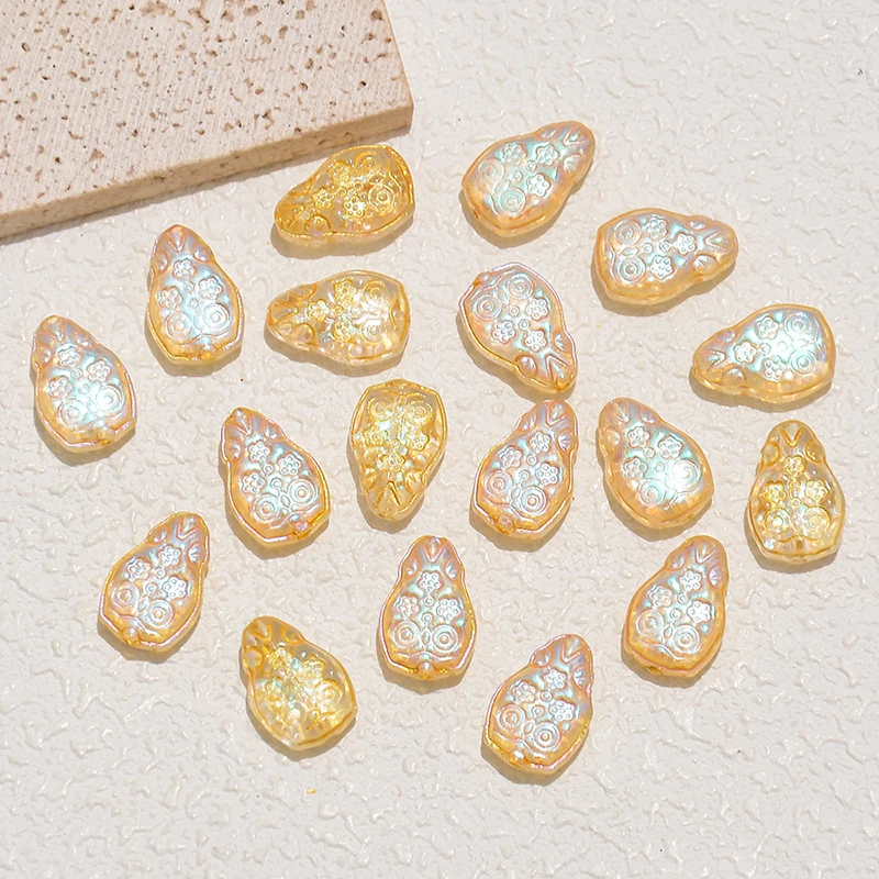 

10 шт./лот DIY смешанные ювелирные аксессуары стеклянные разбросанные бусины в виде совы для подвесок-браслета для телефона