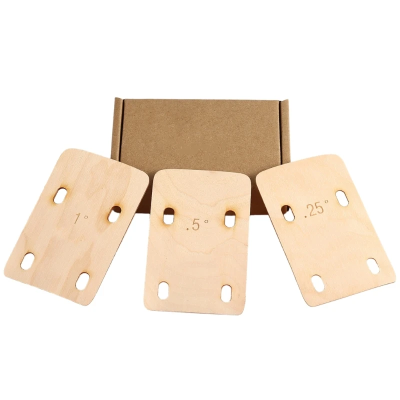 11UE Guitar Neck Maple Neck Protections 0.25, 0.5, 1 Degree Guitar Neck Plate