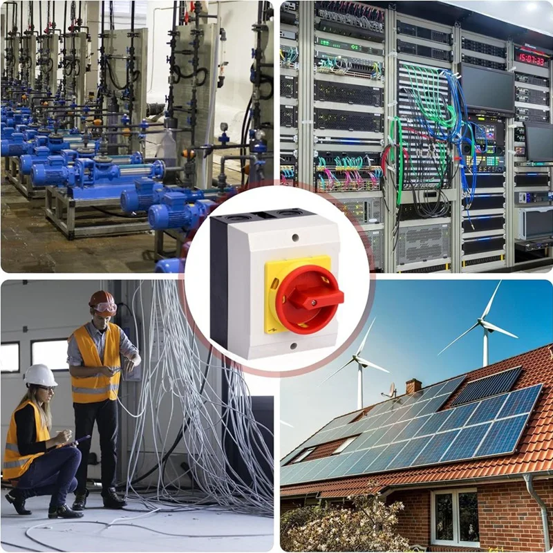4pole 25A 440V ELectric IP65 UK Isolator Switch Waterproof Switch on OFF Disconnecting Switches