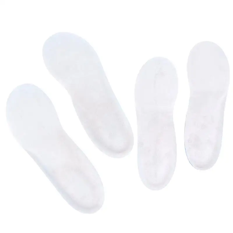 1 Paar Gel-Sport-Einlegesohlen, Massage-Fußsohlen, rutschfest, weich, stoßdämpfend, in voller Länge, zuschneidbar, Schuhpolster für Damen und Herren – Detail 2