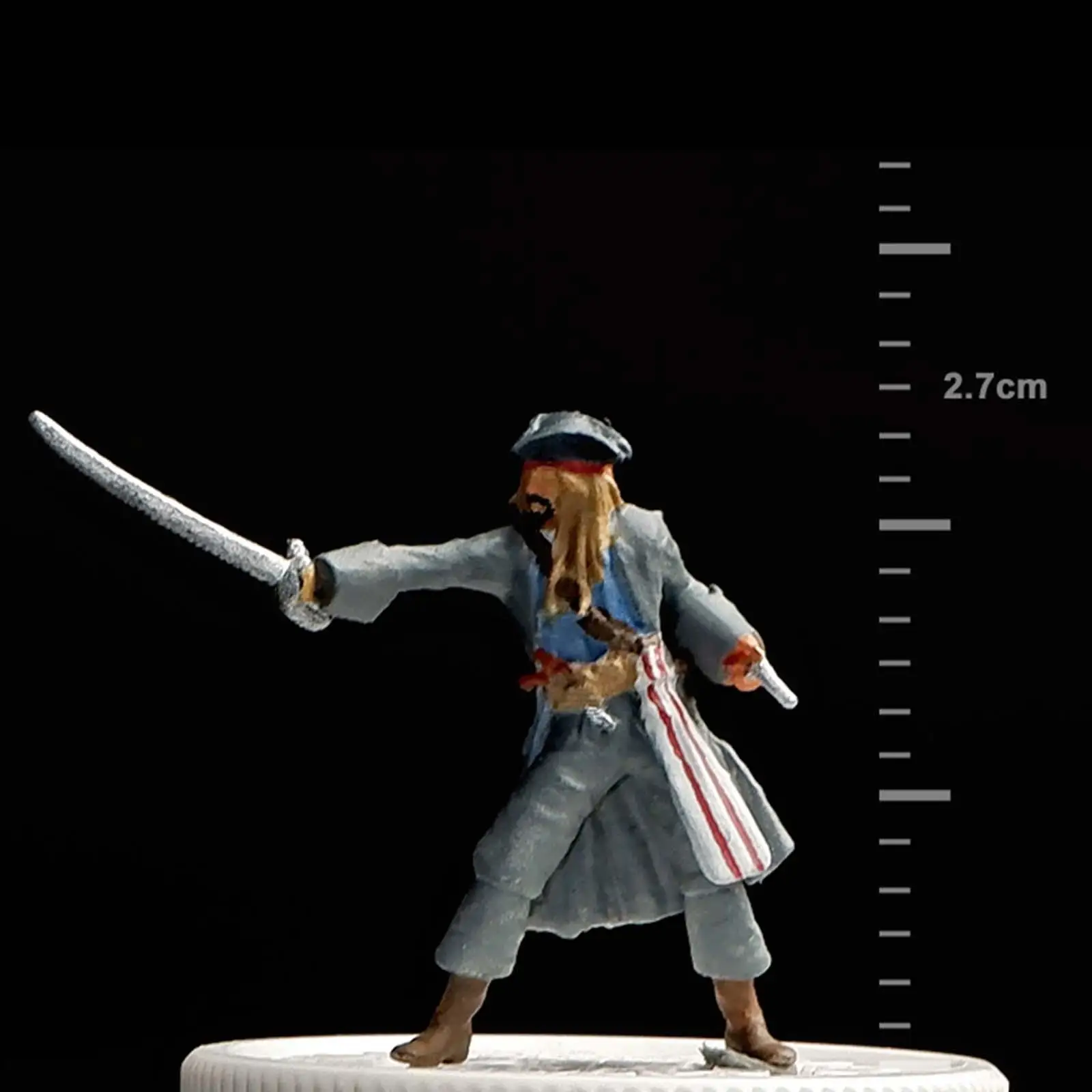 1/64 Piratenactiefiguren Kleine Mensen Modelleren Verjaardagscadeau-Idee Miniatuur Beeldjes Piratenfiguren Voor Kinderen Van 5 Jaar En Meisjes Jongens