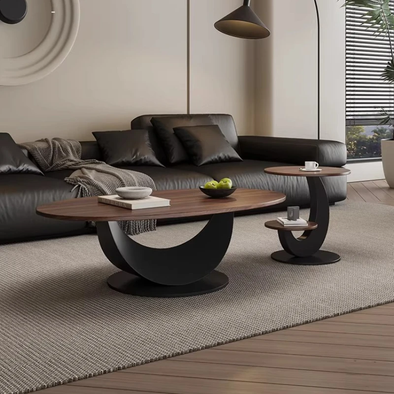 Mesa de centro italiana exclusiva, estética minimalista, designer moderno, decoração luxuosa, mesa auxiliar, móveis para casa