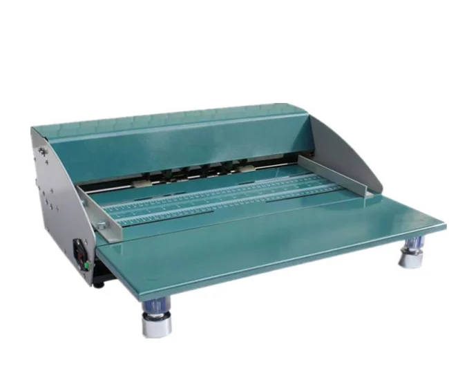 Small Desktop Per forated Paper Cutter & Creaser Folding Machine