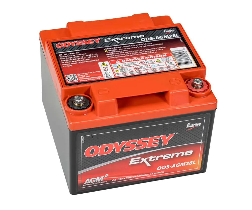 AGM Battery Extreme Series 12V 28Ah Motorcycle ATV UTV Marine Deep Cycle High Performance Sealed Lead Acid, Customized