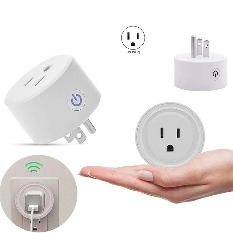 AS60-For Homekit, Alexa& Google Assistant Compatible Smart Plug Mini, Wifi Outlet, Mfi Certified, 2 Pack US Plug, No Hub