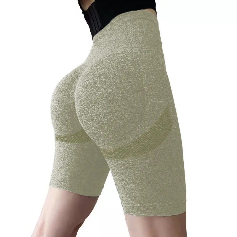 Tight and Perky Shorts Women's Leggings Quick Drying Fitness Pants High Waisted Hip Lifting Sports Cropped Leggings Outerwear