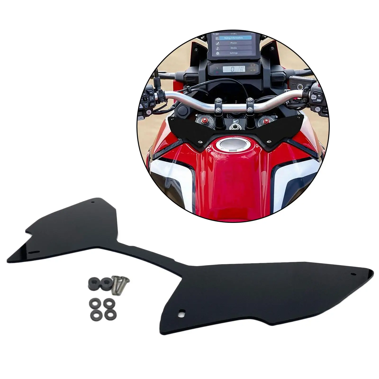 

Plastic ForkShield Updraft Airflow Deflector Replace Motorcycle Accessories