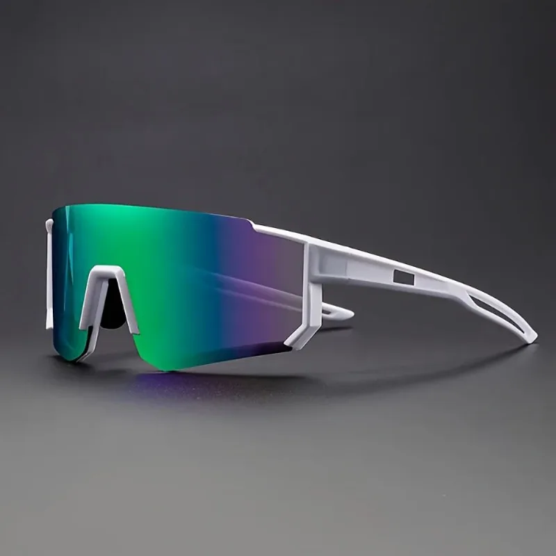 2pcs Men's Oversized Cycling Sunglasses Women Sport Goggles Windproof Lens Road Riding Bike Eyewear UV400 Gafas De Sol - view 6