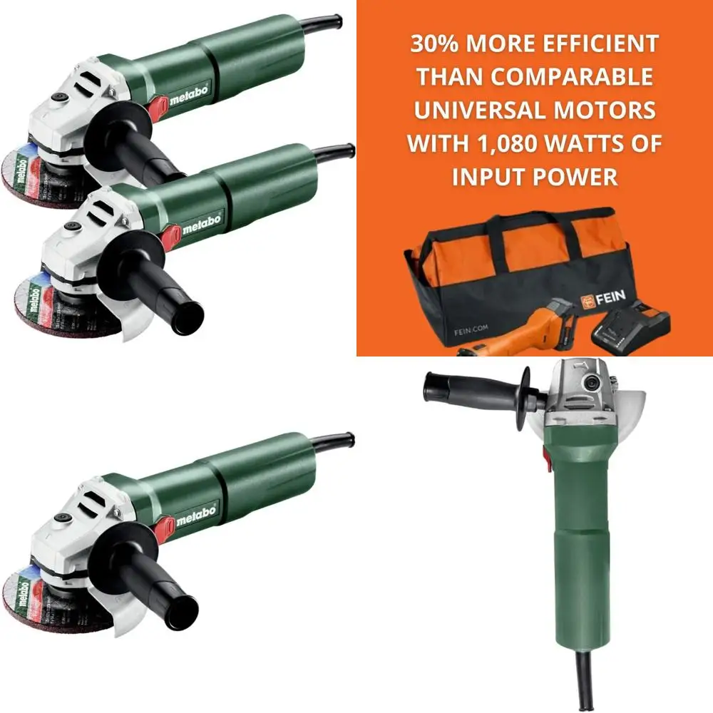 

11 А, 12000 об/мин, 4,5/5 дюймов, проводная угловая шлифовальная машина с фиксацией, 2 шт., мощный инструмент для мастерской