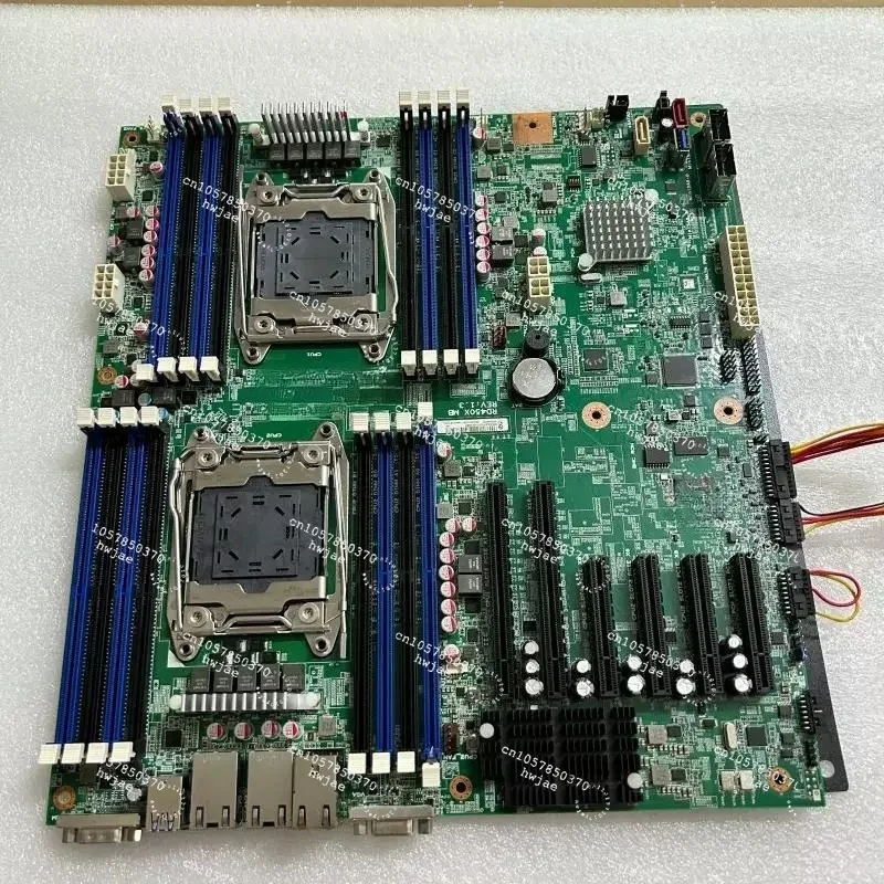 For Dual-Channel X99 Server Mainboard C612 Chip E-ATX LGA2011-3 Supports E5-2680V4 NVME Boot Server Workstation