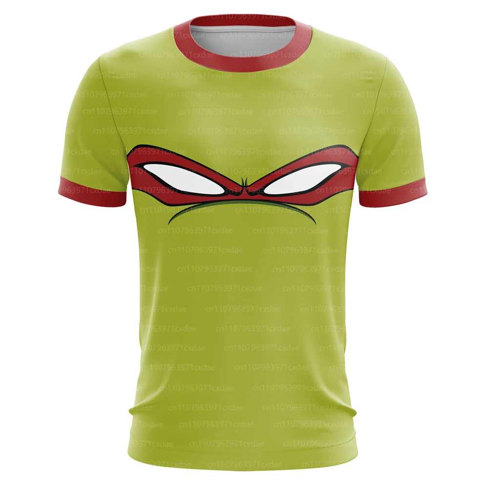 Bandai Ninja Turtles Classic Anime Cosplay Costume 3D Print Adult Kids Funny T-Shirt Summer Teenager Cartoon Short Sleeves Top