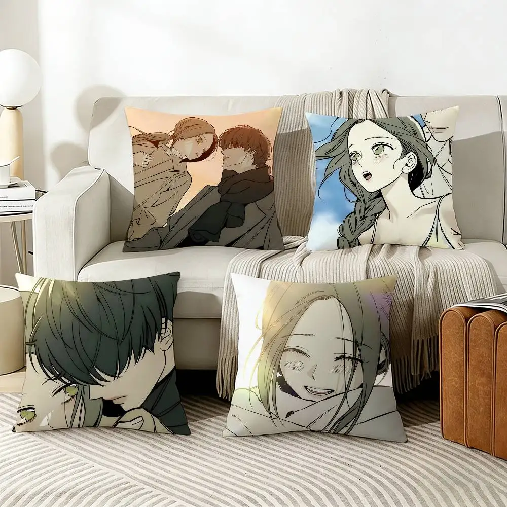 

T-Tears On A Withered Flower Pillow Case Living Room Sofa Cushion Cover Suitable For Home Bedroom Room Decoration