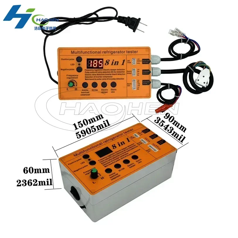 AvaCore8 In 1 Inverter Refrigerator Detector Multifunctional Refrigerator Tester Pulse Solenoid Valve Test