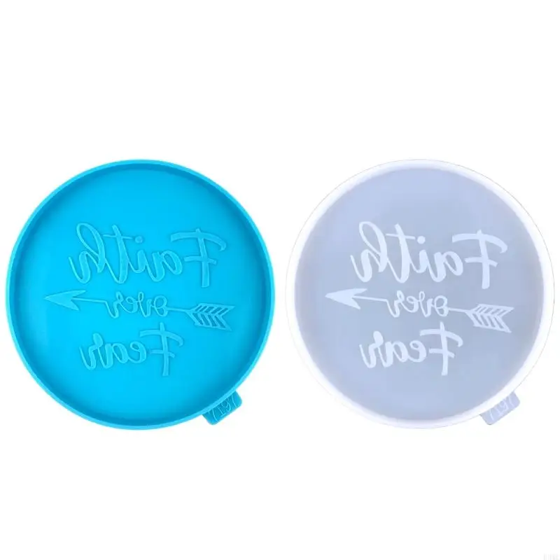 

R3MC Silicone Resin Faith Mold Round Storage Tray Mould Suitable for Jewelry Storage
