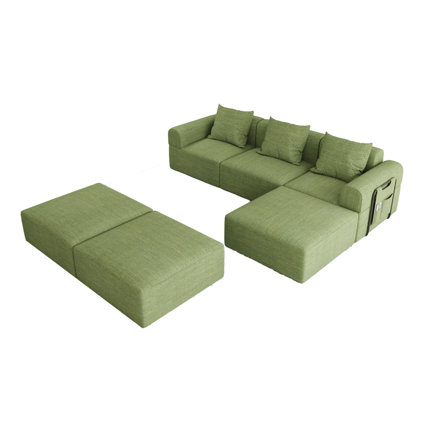 Custom Stylish Wholesale Boneless Sofa With 6pcs/set Vacuum Compressed Sofa For Living Room Hotel Apartment Comfortable Sofa Bed