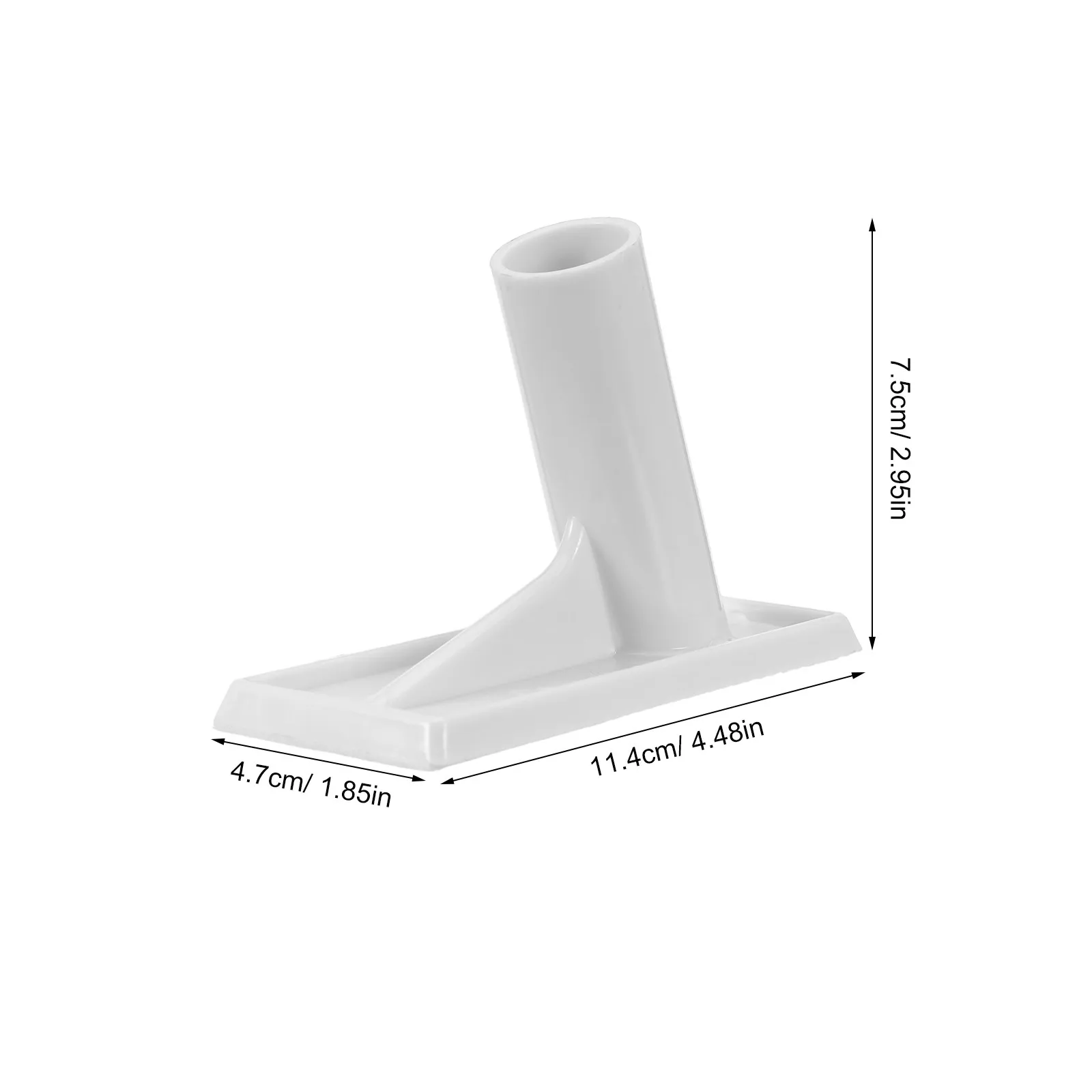 2pcs Heavy Duty Flagpole Mount Bracket for Balcony Wall Outdoor Flag Holder with Screws Porch Flag Mounting Base for House Decor