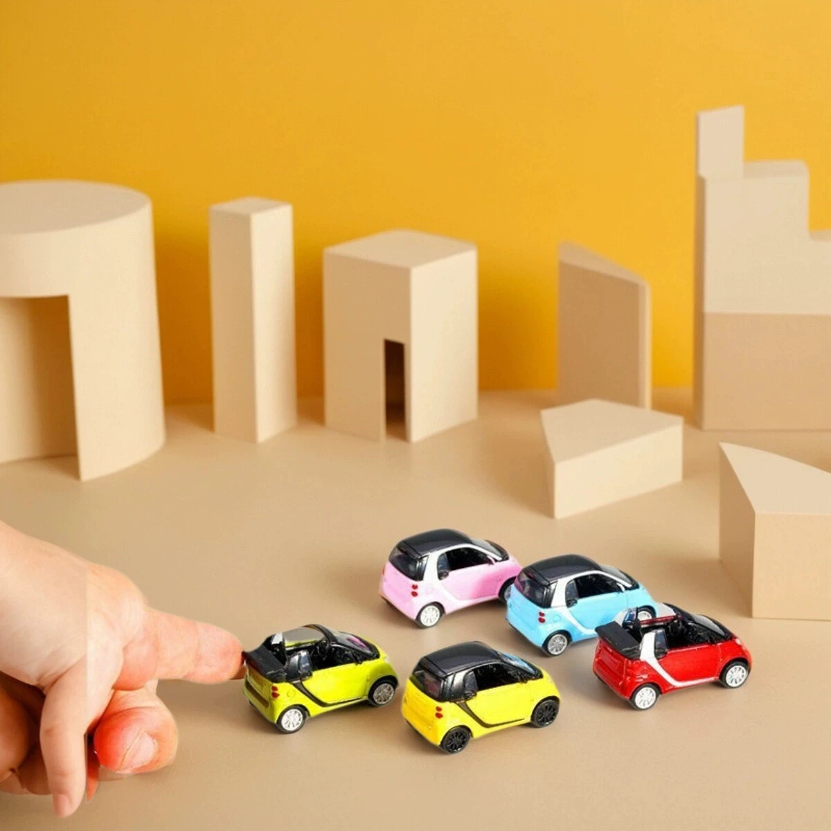 

XCARTOYS 1/64 Xcartoys Миниатюрная модель автомобиля Mercedes Smart из сплава Литые украшения