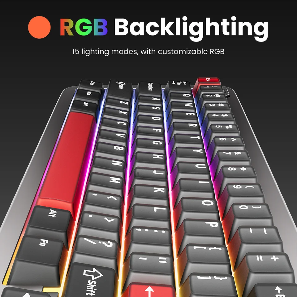 RK ROYAL KLUDGE Ultra65 Wired Aluminum Mechanical Keyboard 65