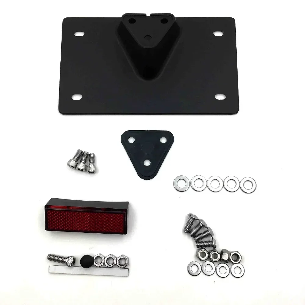 Lack Layback License Plate Mounting Kit for Harley Davidson License Plate Up To 7-1/4