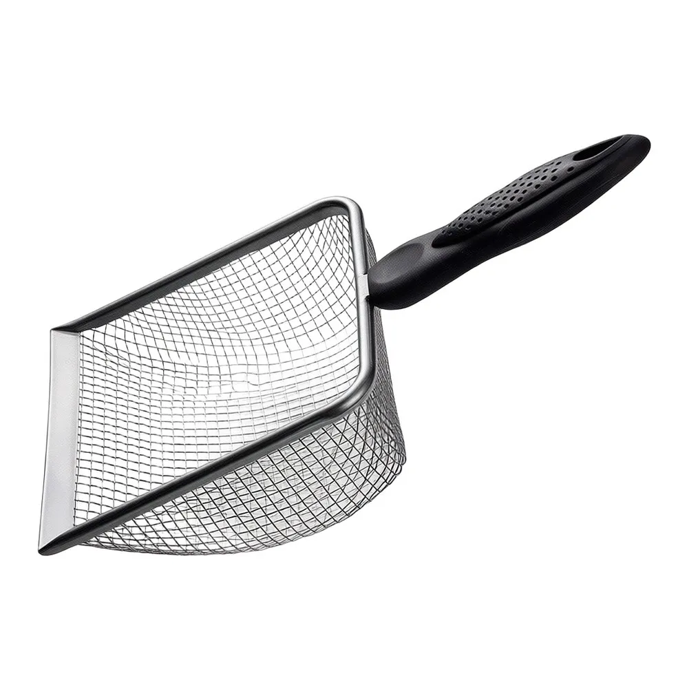 5 Piece Stainless Steel Sieve Shovels for Efficient Debris Removal in Chicken Coops Aviaries and Small Livestock Zones