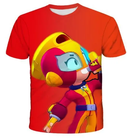 Anime Figures Cartoon Characters Summer T-shirt Boys Kids Tees Girls Cosplay Costumes T Shirt Christmas Halloween Gifts